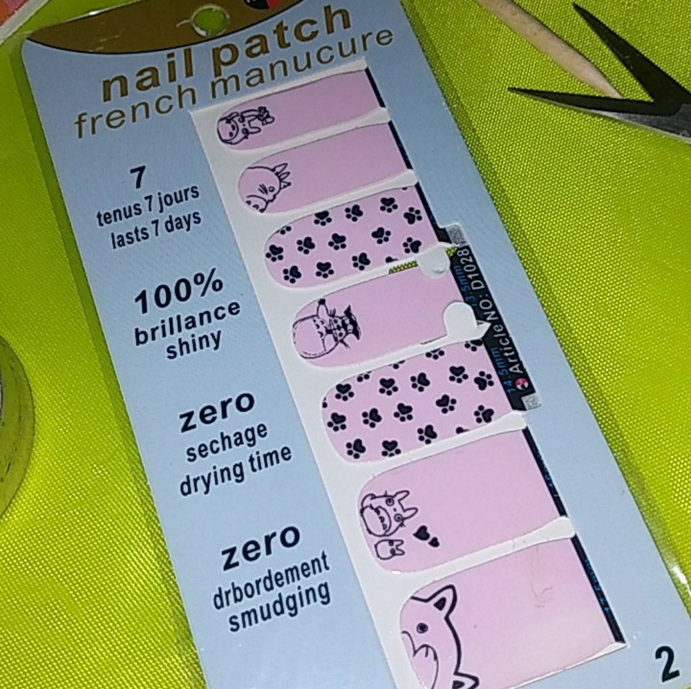 TOTORO nail wraps